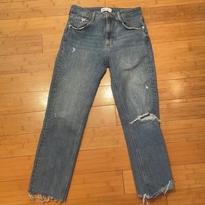 Zara ripped jeans
